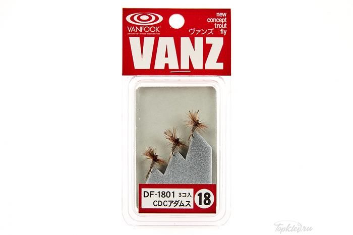 Набор Vanfook Dry Fly 1801 CDC adams