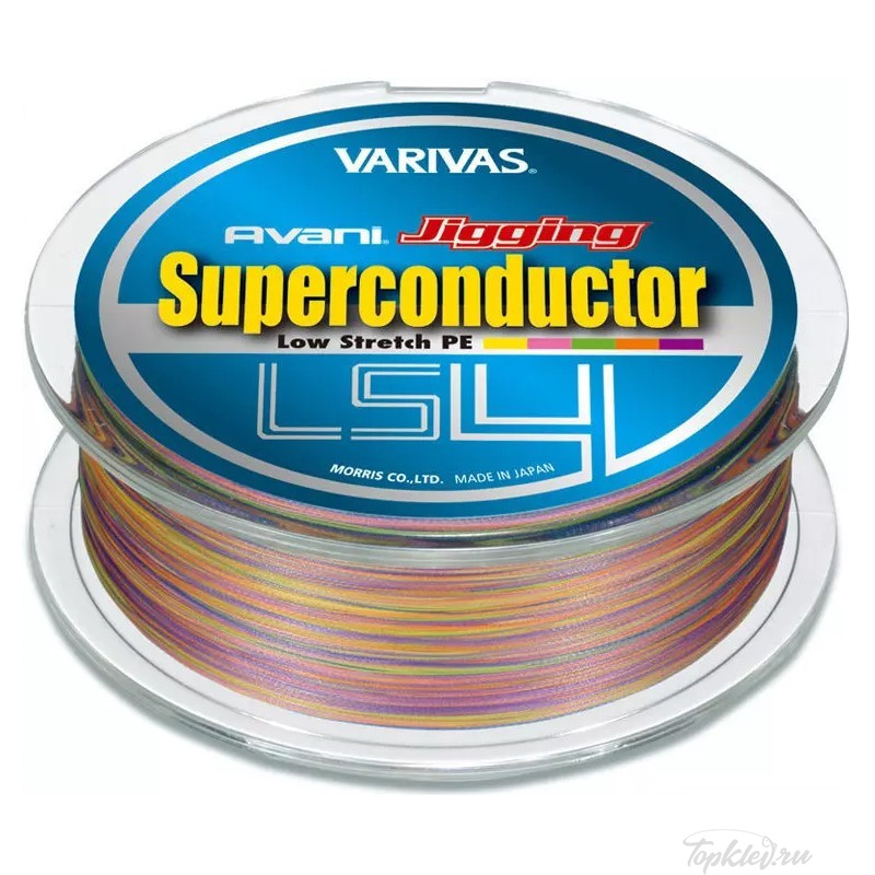 Шнур плетёный Varivas PE 4 Avani Super Conductor LS4 600m (#1.2) 20lb 0.185mm