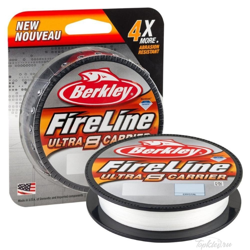 Шнур плетеный Berkley Fireline Ultra 8 Crystal 150m 0.15mm 8.3kg