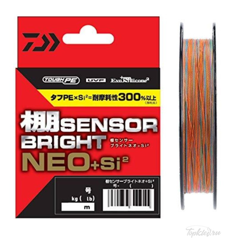 Шнур плетеный Daiwa UVF Tana Sensor Bright Neo X4 +Si2 2 200m