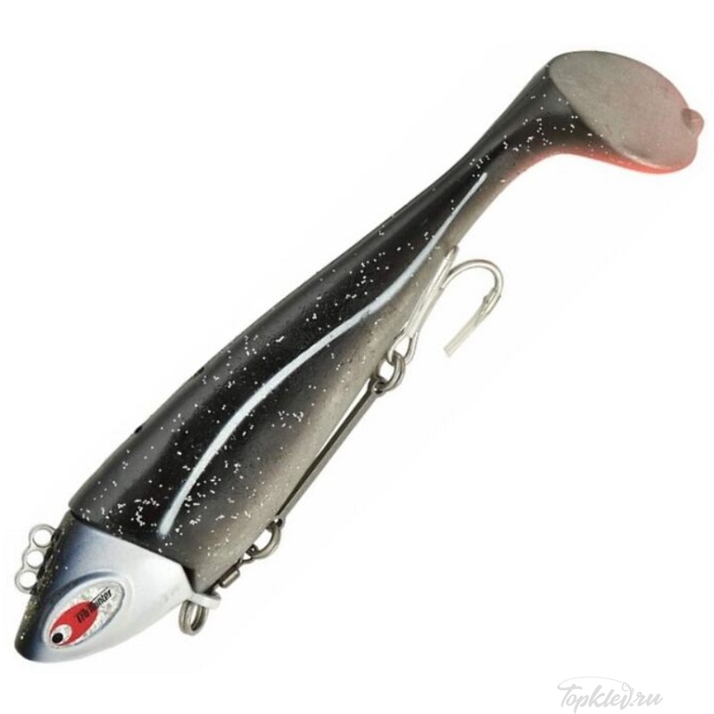 Приманка мягкая огруженная Pro Hunter Mullet Shad Jig 25см 350гр #Black Mullet Приманка мягкая огруженная Pro Hunter Mullet Shad Jig 25см 350гр #Black Mullet