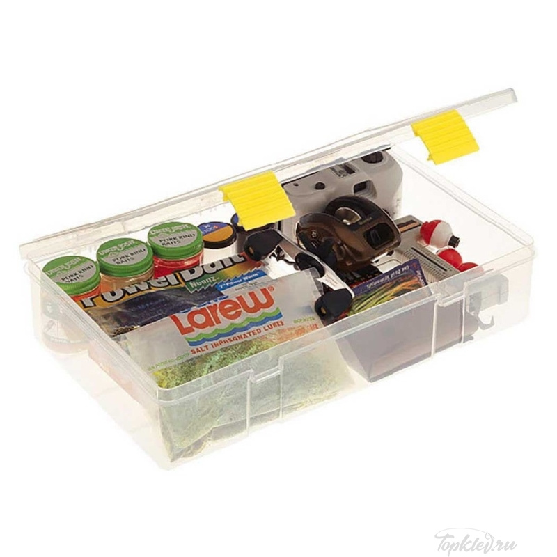 Коробка Plano 2-3731-30 Bait Jar Holder Stow Blklatch (35.6cm x 23cm x 8.3cm)