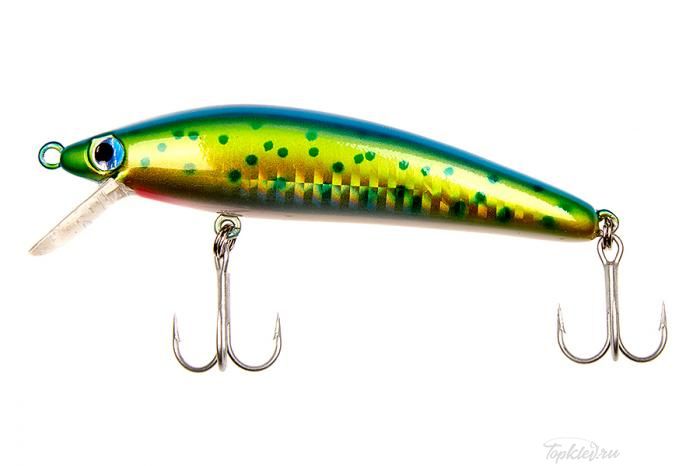 Воблер Asari Catch Minnow 115mm #02 Silver Green