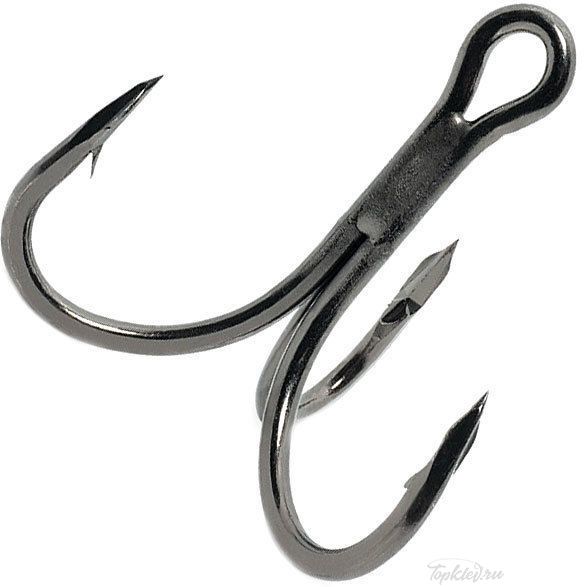 Крючки тройные VMC 7560 BN (5шт) № 3/0 (черный никель) технология заточки Needle Sharp