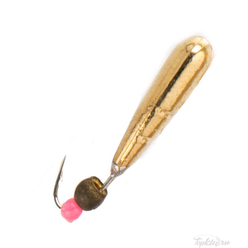 Мормышка вольфрамовая Dixxon DS Fishing Рисинка d5,0, золото (5 шт)