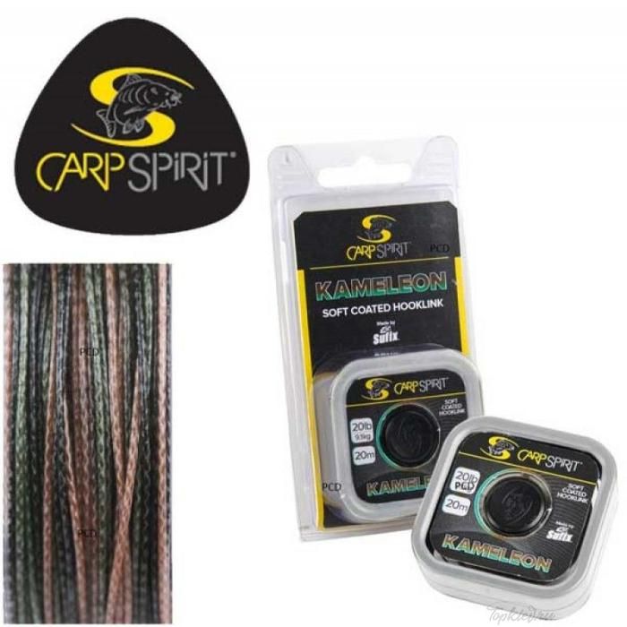 Поводок карповый Sufix Carp Spirit Kameleon 25LB/11,4 CAMO