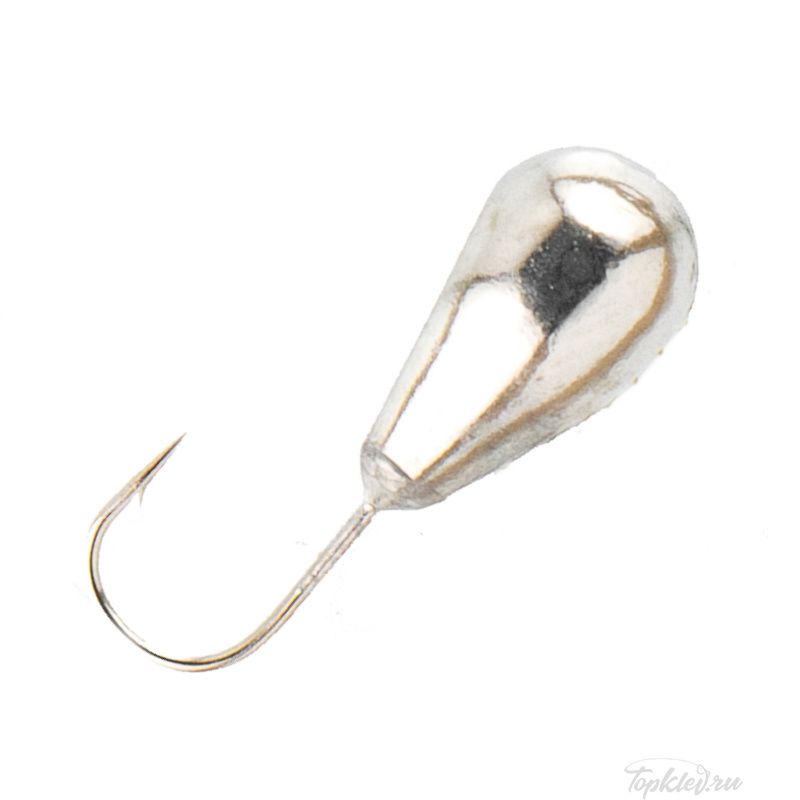 Мормышка вольфрамовая Dixxon DS Fishing Каблучок d6,0, никель (5 шт)