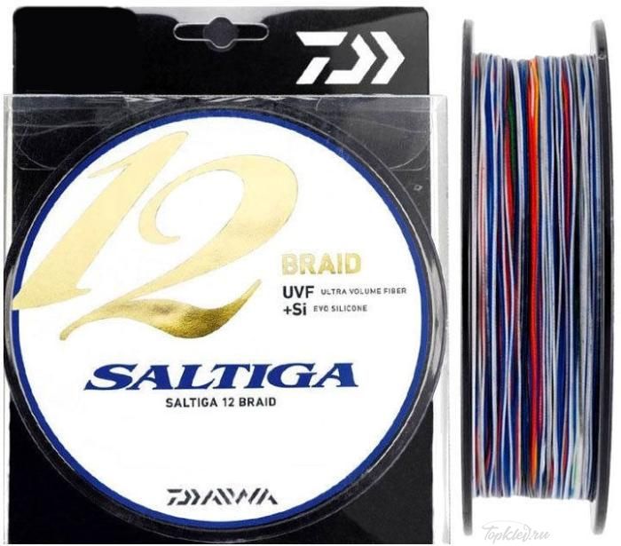 Шнур плетёный PE Daiwa - SALTIGA 12BRAID 300m #10 multicolor 59,1кг.