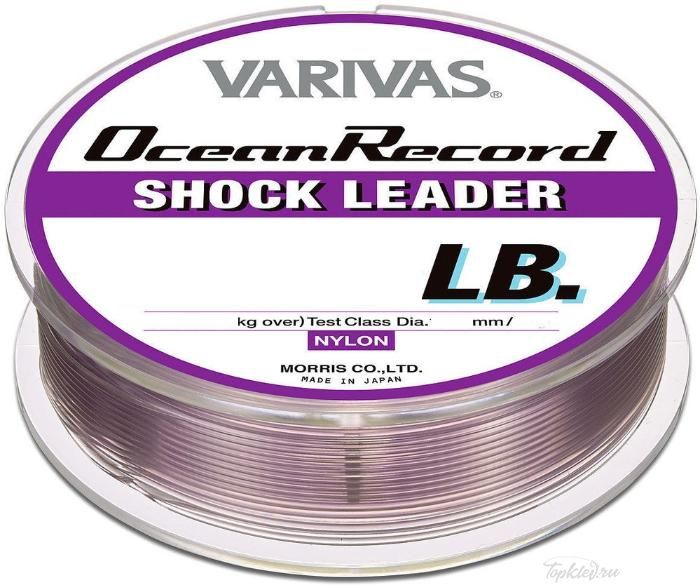 Лидер морской нейлон Varivas Ocean Record Shock Leader 50m 100lb (＃24) 0.81mm