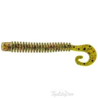 Приманка мягкая Allvega "Curly Tail" 6,5см 1,4г (8шт.) цвет green pumpkin red flake