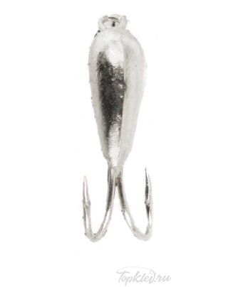 Мормышка вольфрамовая Dixxon-Rus Рижский банан коза новая d3,8, никель (10шт)