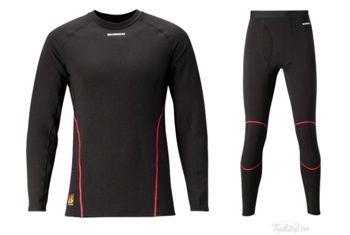 Термомайка+термоштаны Shimano - IN-040Q BK L