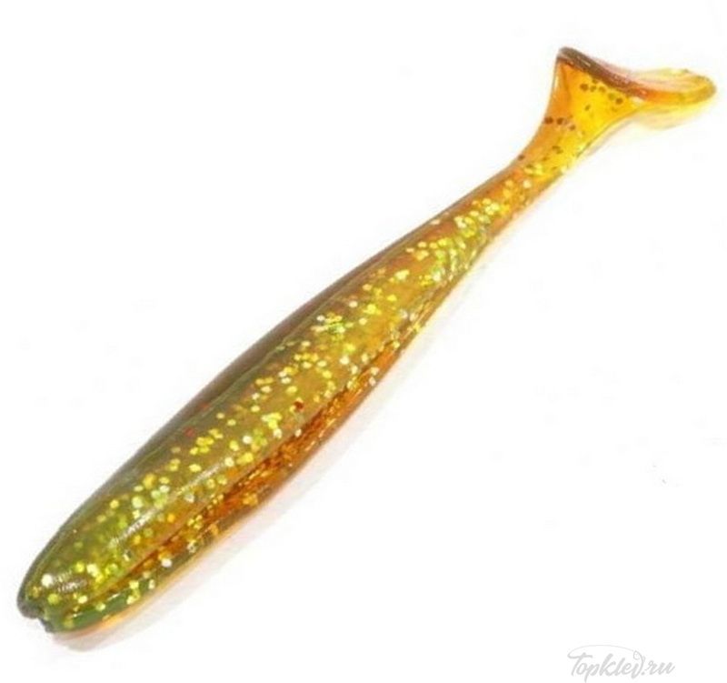 Приманка мягкая Allvega "Blade Shad" 10см 5г (5шт.) цвет green oil confetti
