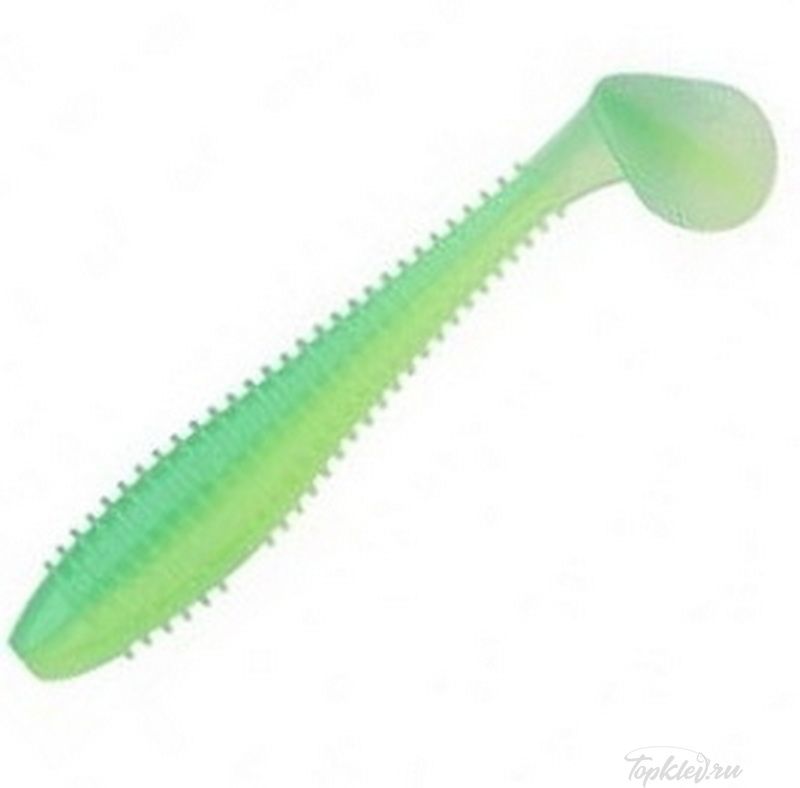 Приманка силиконовая Keitech Swing Impact FAT 3.8" EA#11 Lime Chartreuse Glow