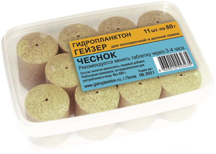 Гейзер 80г х 11шт. в контейнере 880г Чеснок