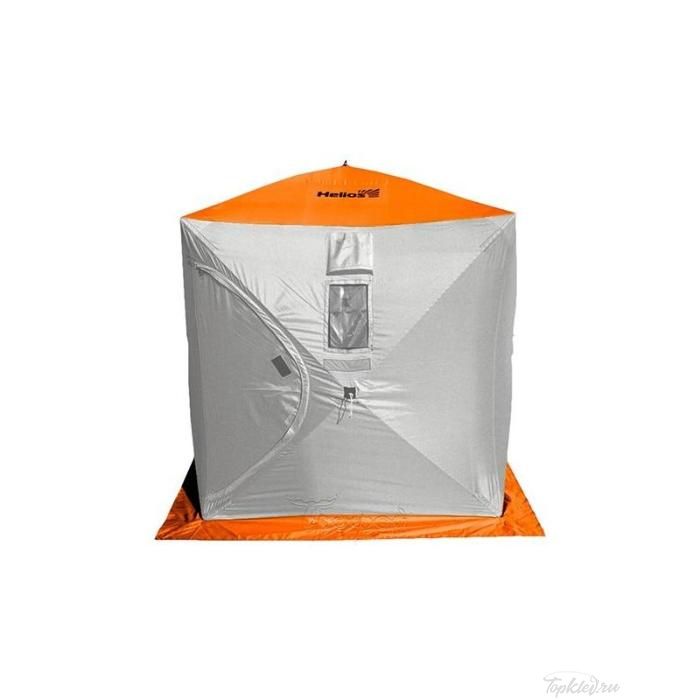 Палатка зимняя Тонар Куб 1,5х1,5 (orange lumi/grey) Helios