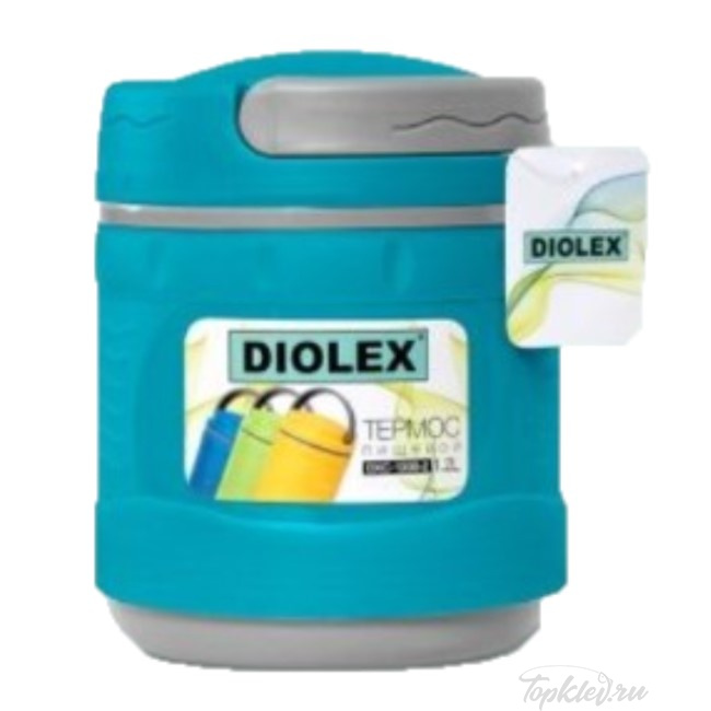Термос Diolex DXС-1200-2B 1.2л (пищевой, синий)