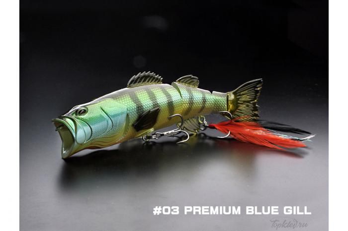 Воблер Little Jack Ikaku Premium 114mm #03 blue gill