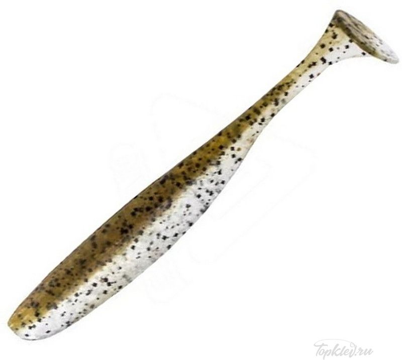 Приманка силиконовая Keitech Easy Shiner 3" #414 Green Pumpkin PP. Shad