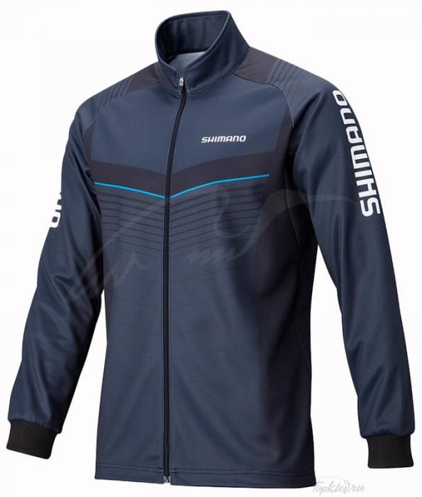 Футболка с длинным рукавом Shimano Print Warm ShirtIndigo SH-091P L