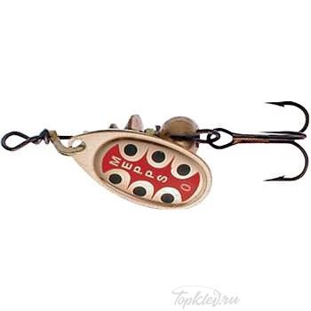 Блесна вращающаяся Mepps "Aglia TW CU" №1 на подложке 1 шт.