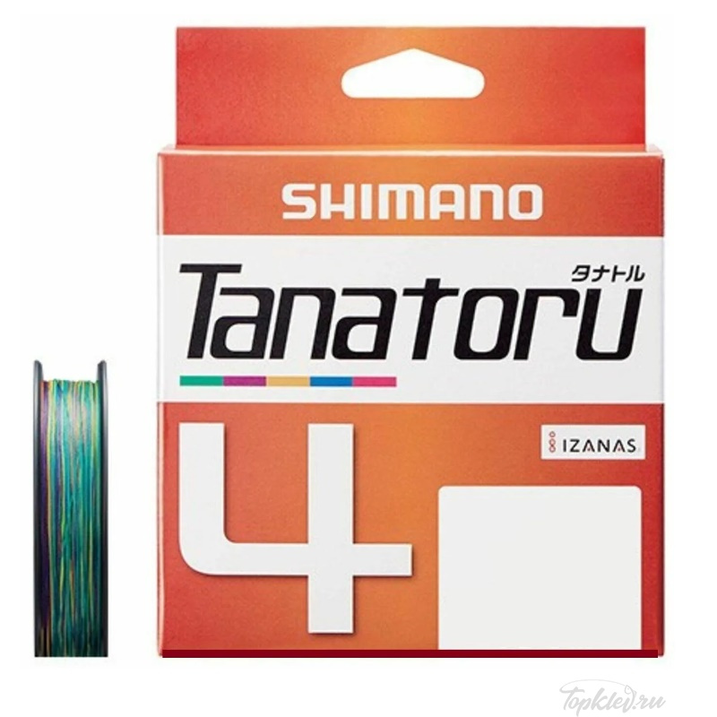 Шнур плетёный Shimano Tanatoru PL-F64R X4 #3 (200м, 22.3кг, 0.285мм) #5Color