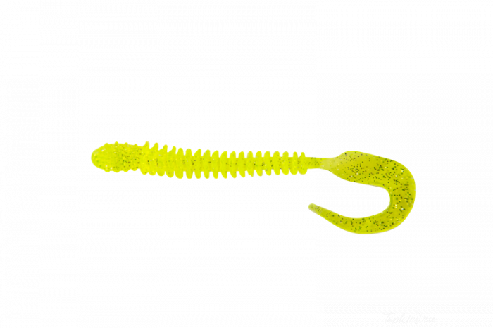 Приманка мягкая Allvega "Monster Worm" 10см 3,3г (6шт.) цвет chartreuse
