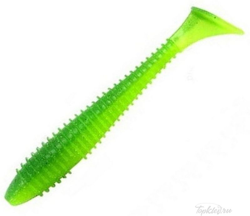 Приманка силиконовая Keitech Swing Impact 3" #424 Lime Chartreuse