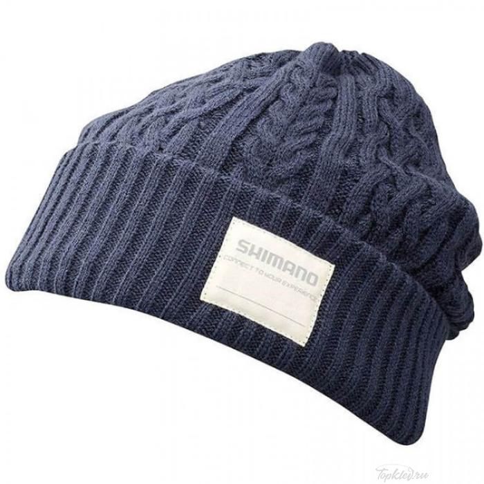 Шапка Shimano Knit Watch Indigo Regular Size CA-084Q