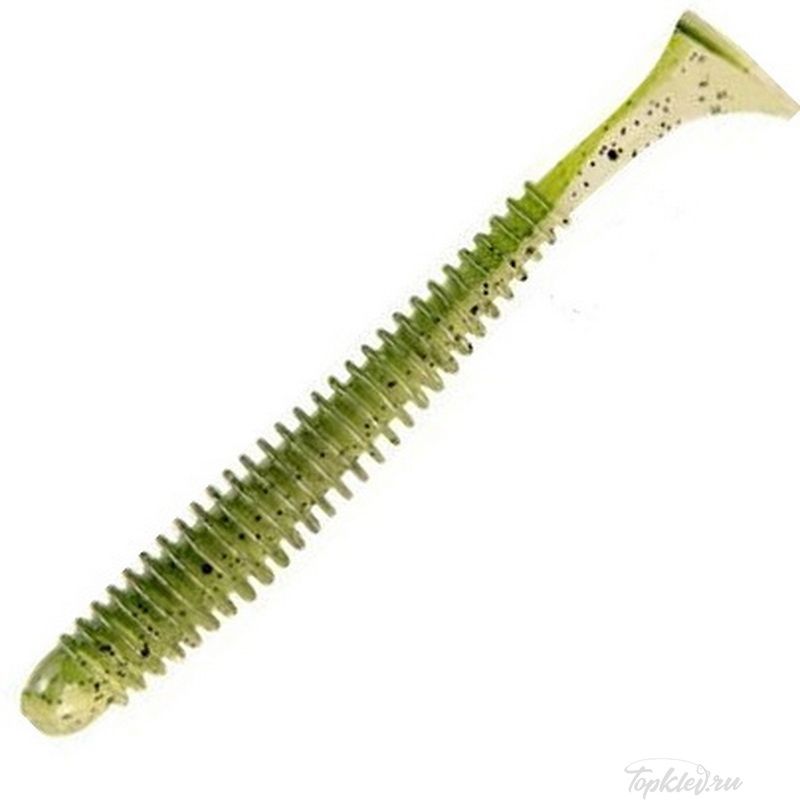 Приманка мягкая Allvega "Skinny Tail" 8,75см 5г (5шт.) цвет green smoke
