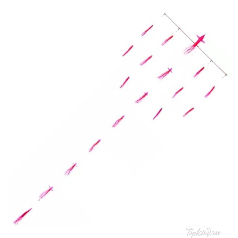 Оснастка Higashi 36 Flock fish 6 Squid 470гр #Pink Tiger