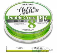 Шнур плетёный Varivas PE 8 Super Trout Advance Double Cross GREEN 100m #0.8
