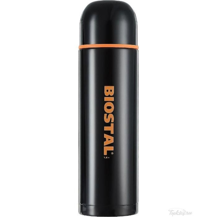 Термос Biostal "Спорт" NBP-1200С 1,2л (узкое горло, черный)