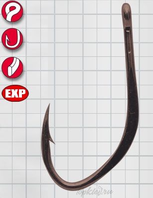 Крючок Gamakatsu LS-2283B Ring Eye Serie №8 (10шт.)