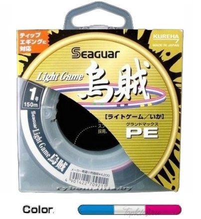 Шнур плетёный PE Kureha - Seaguar LIGHT GAME IKA 150m #1.5 multicolor0,205mm 11,2кг