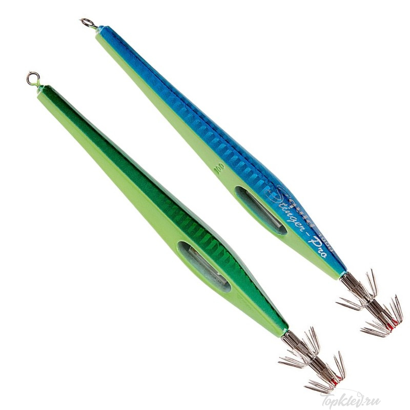 Кальмарница Asari Squid Stinger Pro 100гр #Lumo Glow Silver Blue_Silver Green