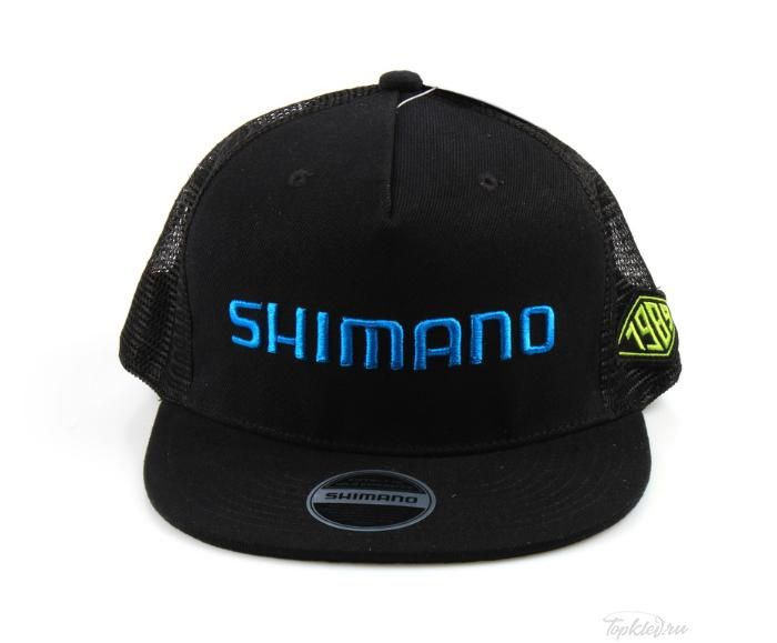 Кепка Shimano Flat Brim Mesh Cap Black Regular Size CA-092Q