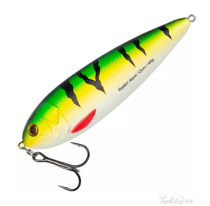 Блесна колеблющаяся Abu Garcia Beast Rattlin Atom 12cm Perch