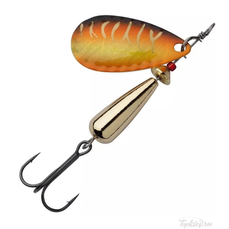 Блесна вращающаяся Abu Garcia Droppen 12g Red Hot Tiger