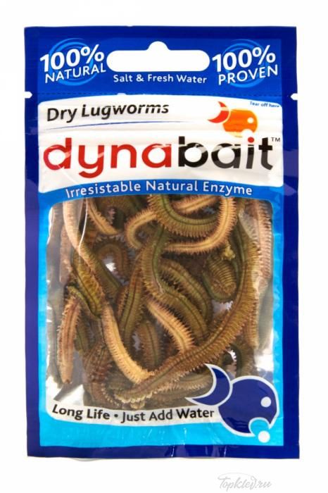 Наживка Dynabait Solid Blue Dry Lugworms