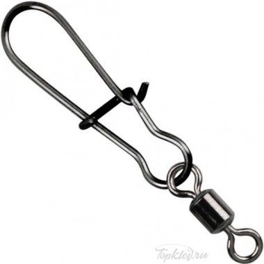 Застежка с вертлюгом Gamakatsu Hyper EZ Snap H-Swivel №4х5 (5шт.) 149321-00400