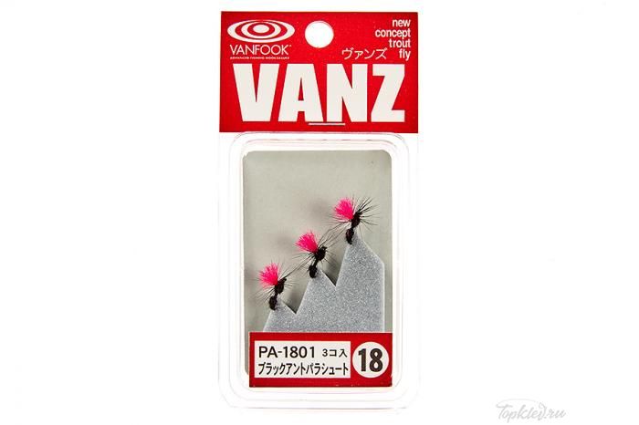 Набор Vanfook Parachute 1801 black ant