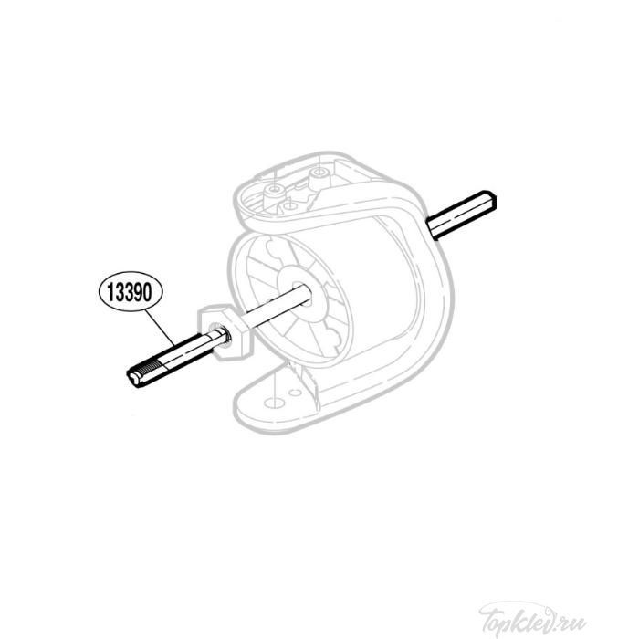 Запчасть для катушки Shimano шток шпули MAIN SHAFT (RD13390)