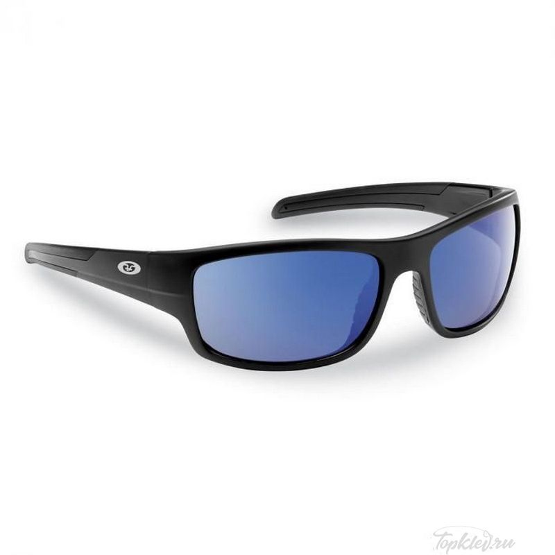 Очки Flying Fisherman 7709BSB Shoal, Matte Black, Smoke/Blue Mirror