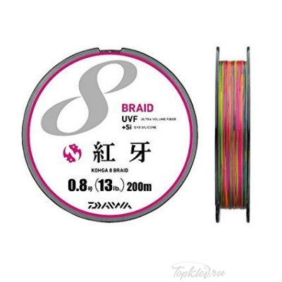 Шнур плетеный PE DAIWA - KHOGA UVF 8+Si 200m #1 MAX 17LB