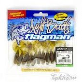 Мягкая приманка Flagman твистер Moon 2" green pumpkin 12pc aniis