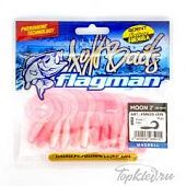 Мягкая приманка Flagman твистер Moon 2" pearly pink 12pc macrell