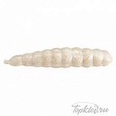Приманка съедобная гусеница Berkley Gulp ALIVE HONEY WORMS 2.5cm (25шт) 1oz White