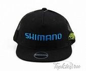 Кепка Shimano Flat Brim Mesh Cap Black Regular Size CA-092Q