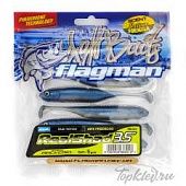 Мягкая приманка Flagman виброхвост Realshad 3,5" blue minnow 5pc macrell